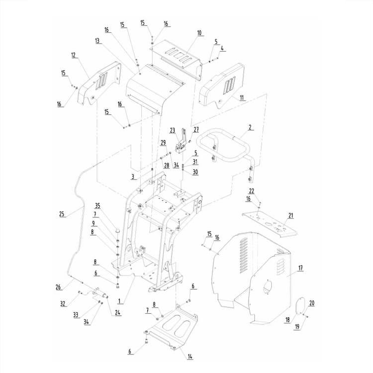 Carry 105 Electric Transporter Operator Position & Cover-2