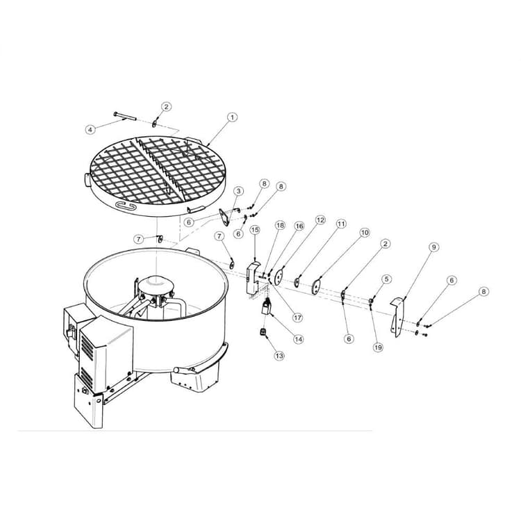Step-Up 120 Mixer Parts 3