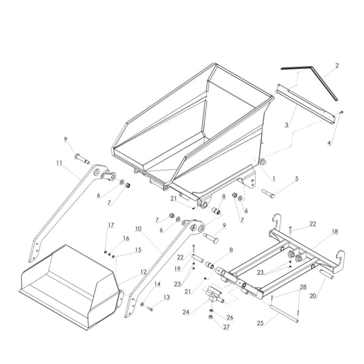 Carry 107 Transporter Bucket And Blade