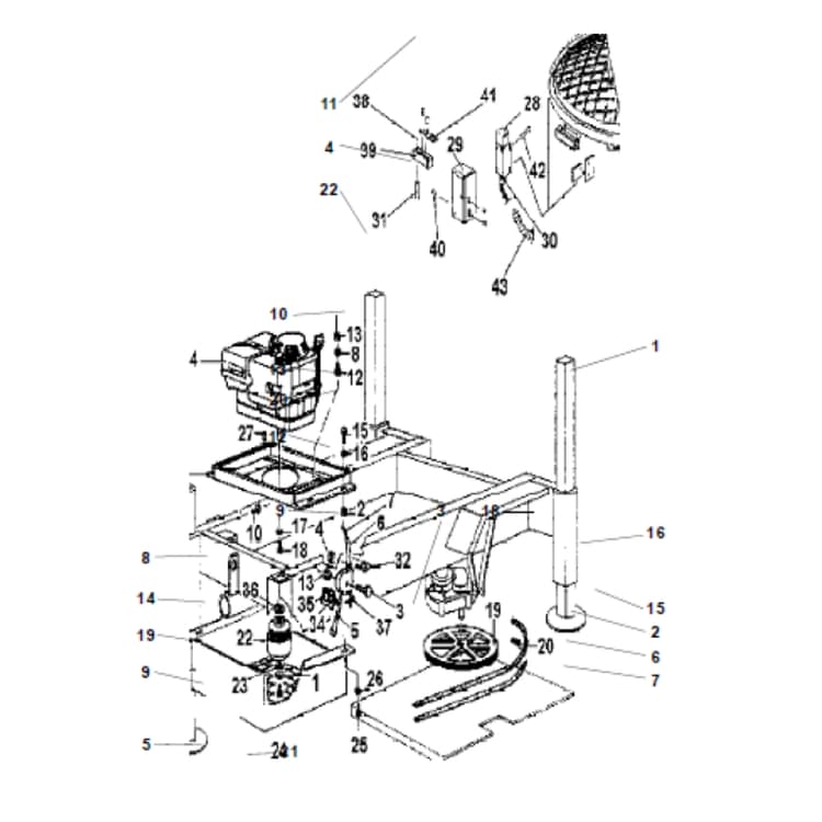 Mortarman 750 Gear Box Parts