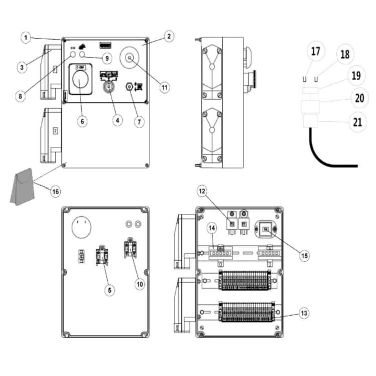 IM 4740 E Scissor Ground Panel