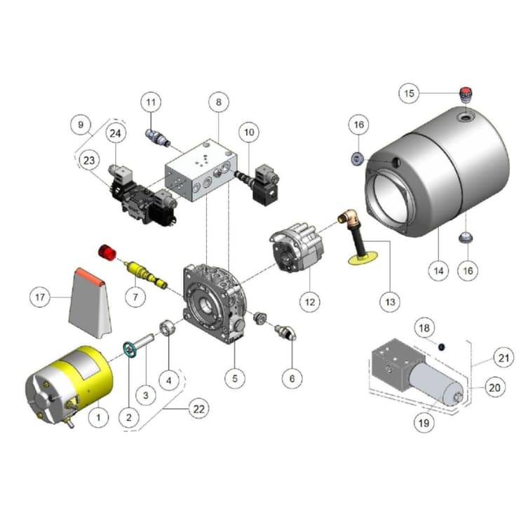 IM 3219AC Hydraulic Control Box