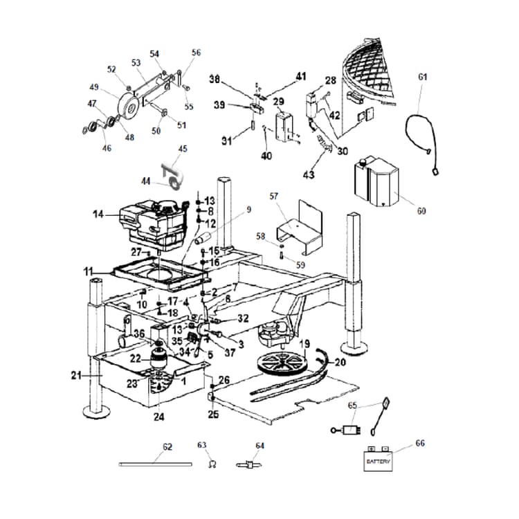 Mortarman 750 Drive Train Parts