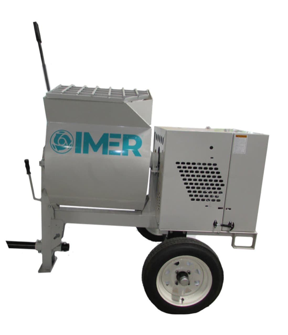 1130082 Imer USA HSM 8 Steel Drum Mortar Mixer w/ Electric engine