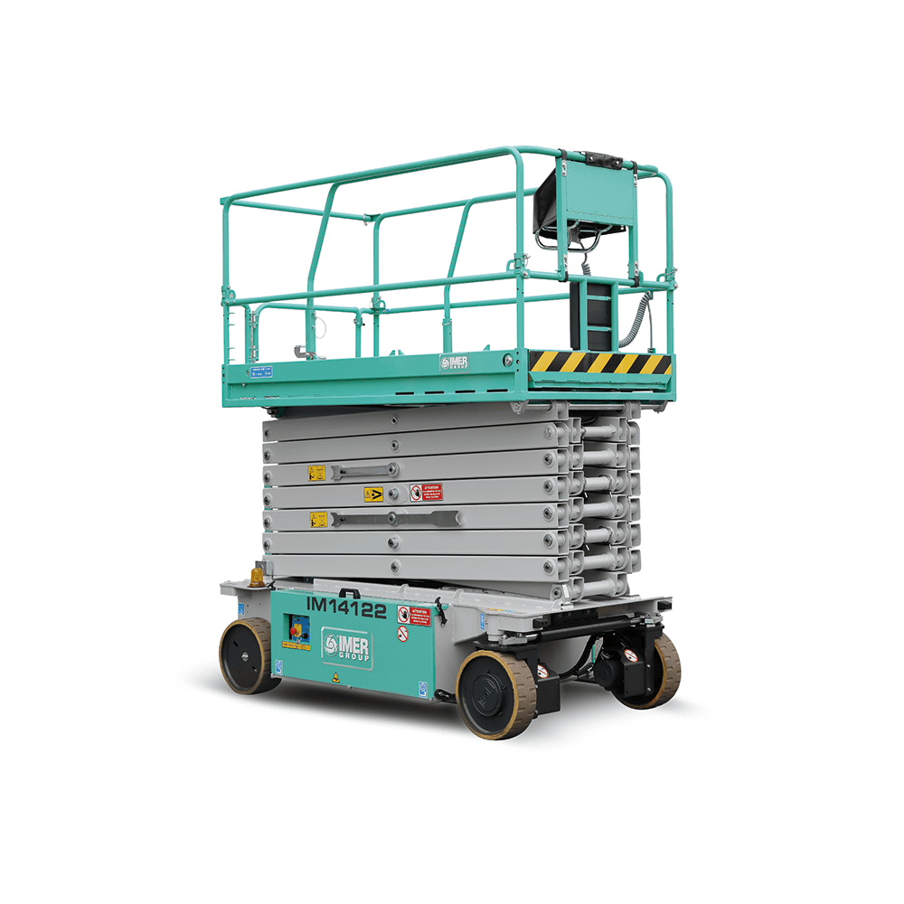 1128566 Imer USA MEWP IM 4746 52' Working Height Electric Scissor Lift