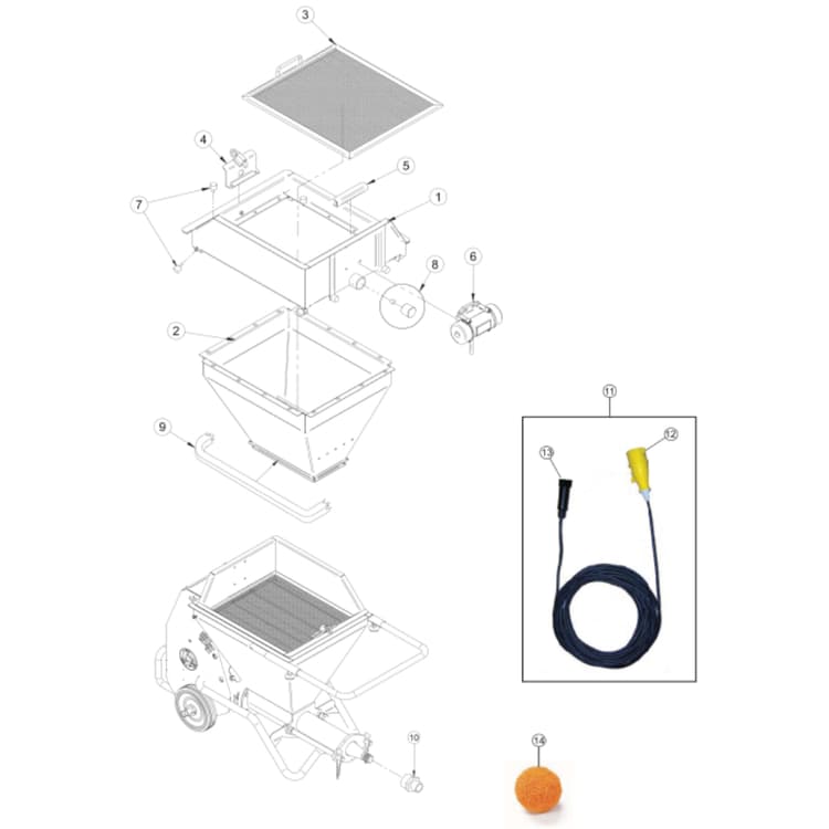 Mighty Small 50 TP Vibrator Screenparts