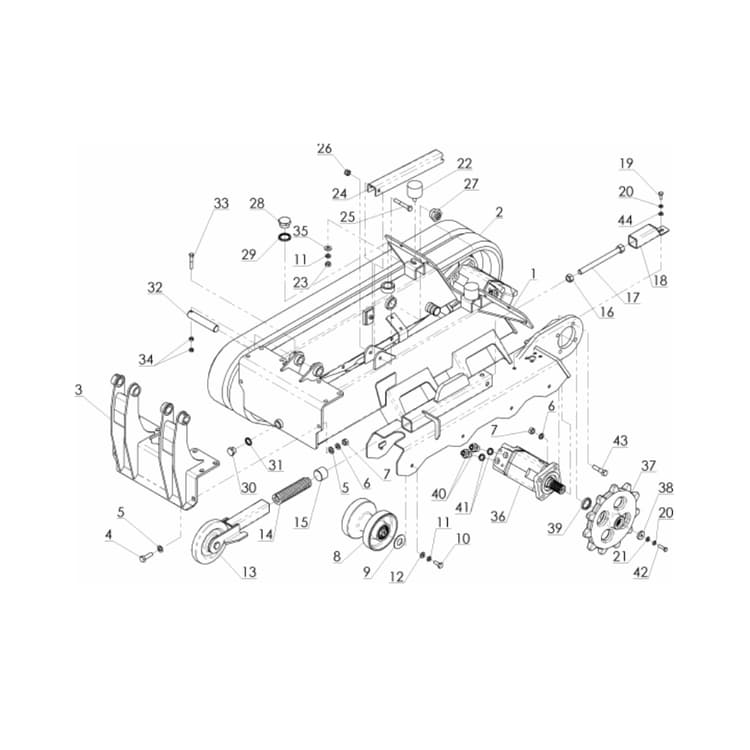 Carry 107 Transporter Lower Assembly