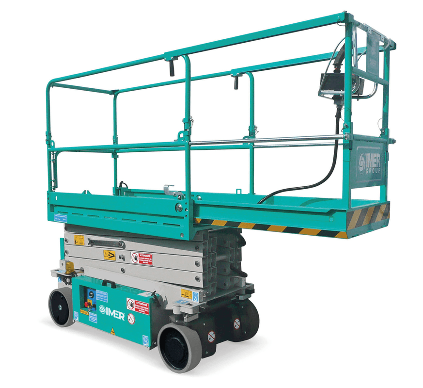 1128936 Imer USA MEWP IM 3219 25' Working Height Electric Scissor Lift