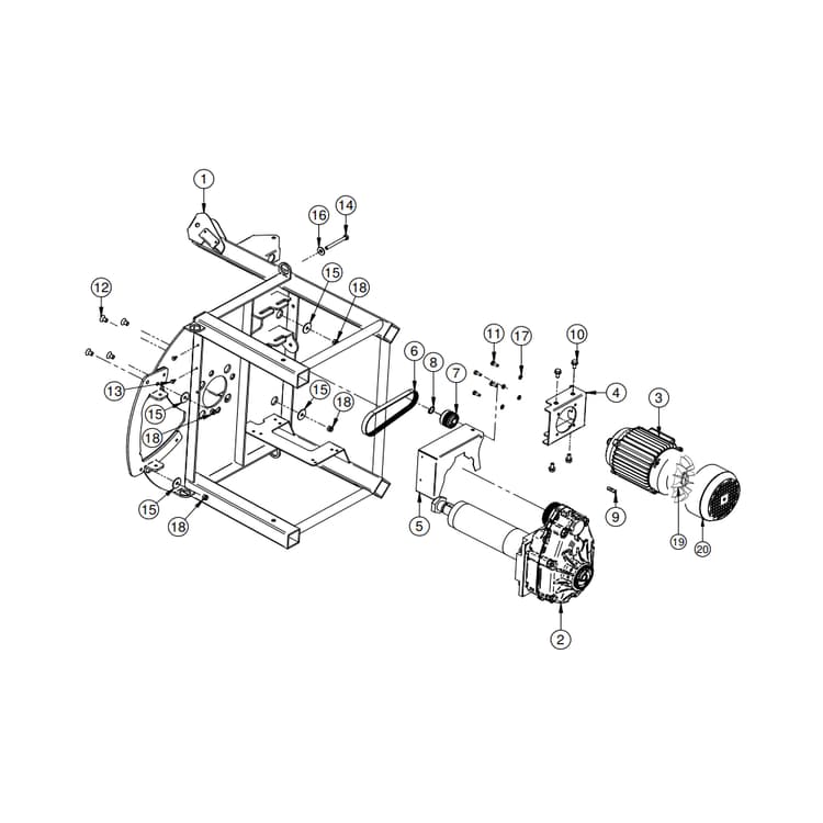 Mortarman 120 Plus Transmission Parts