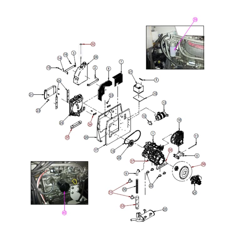 Silent-300-Prestige Engine Assembly