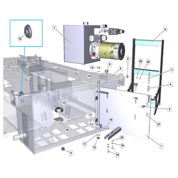 IM 4740 E Scissor Rear Box