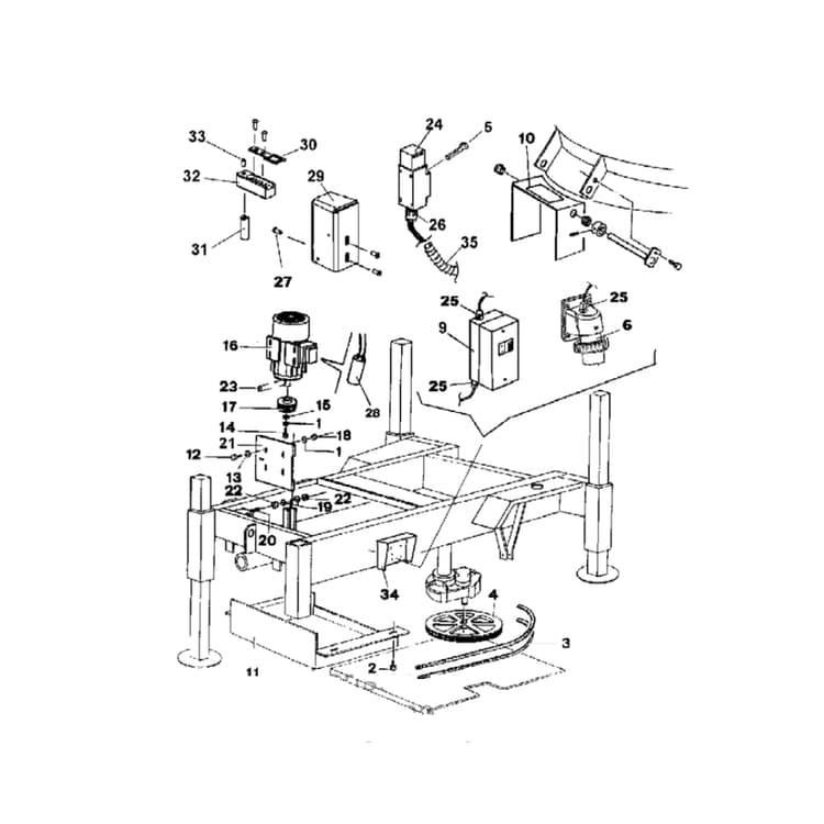 Mortarman 360 Motor Parts