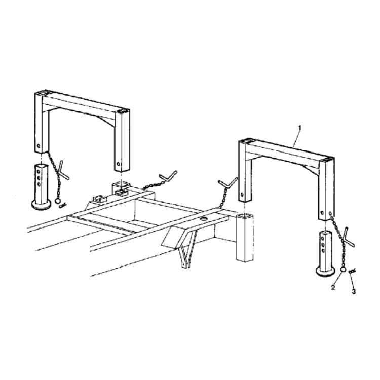 Mortarman 360 Extenstion Kit Parts