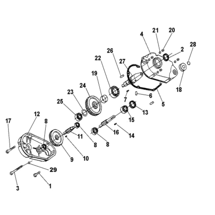 Workman 250G II Gear Box Parts