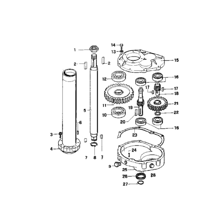 Mortarman 360 Gear Box Parts