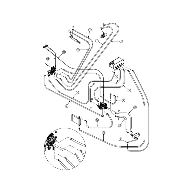 Silent-300-Prestige Hydraulic System Pipes