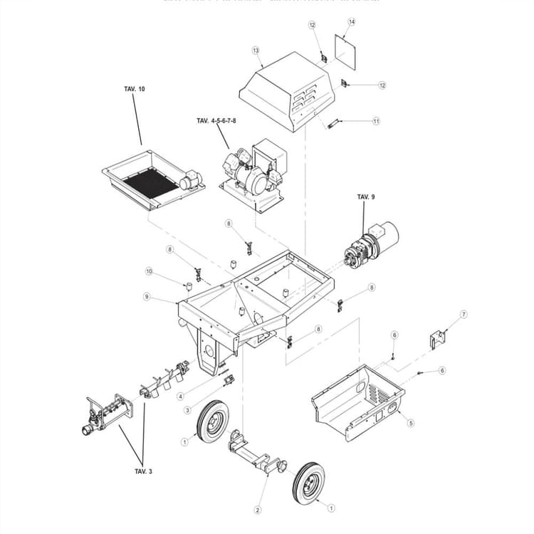 Step-Up 120 Structure Parts 1106086-1106099