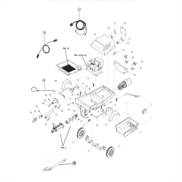 Step-Up 120 Structure Parts 1106092-1106098