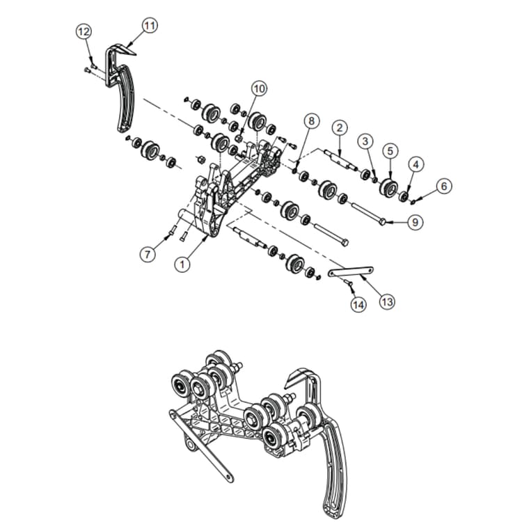 Combi 250 / 1000VA Carriage Parts