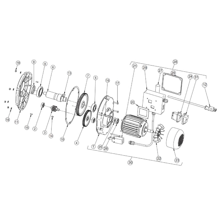 Mix-All 60 Gearmotor