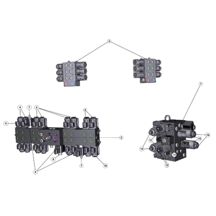 IM R15 DA Hydraulic Blocks