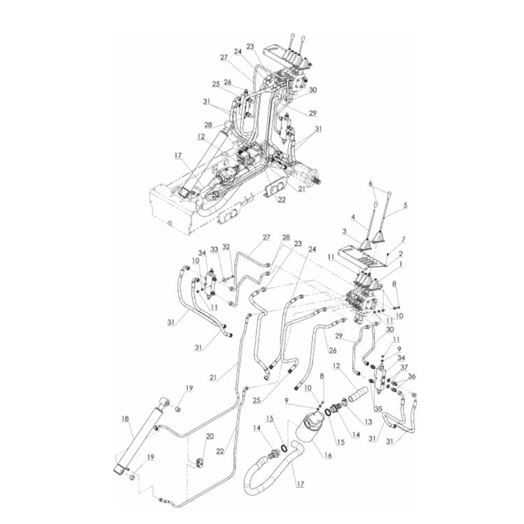 Carry 107 Transporter Hydraulic Pump