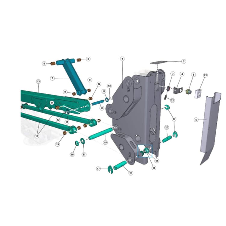 IM R15 DA First Knee Rear View