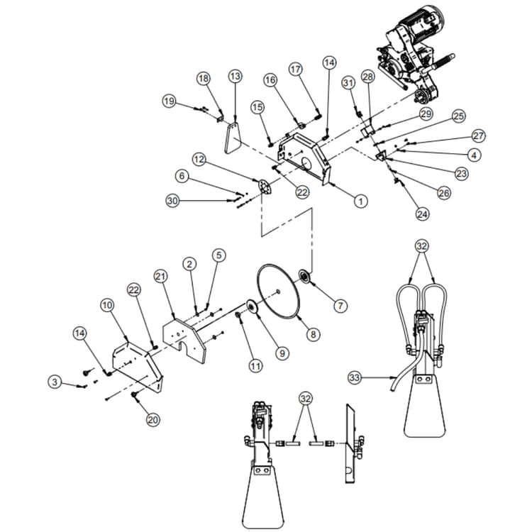 Combi 350/1200 Motor Parts