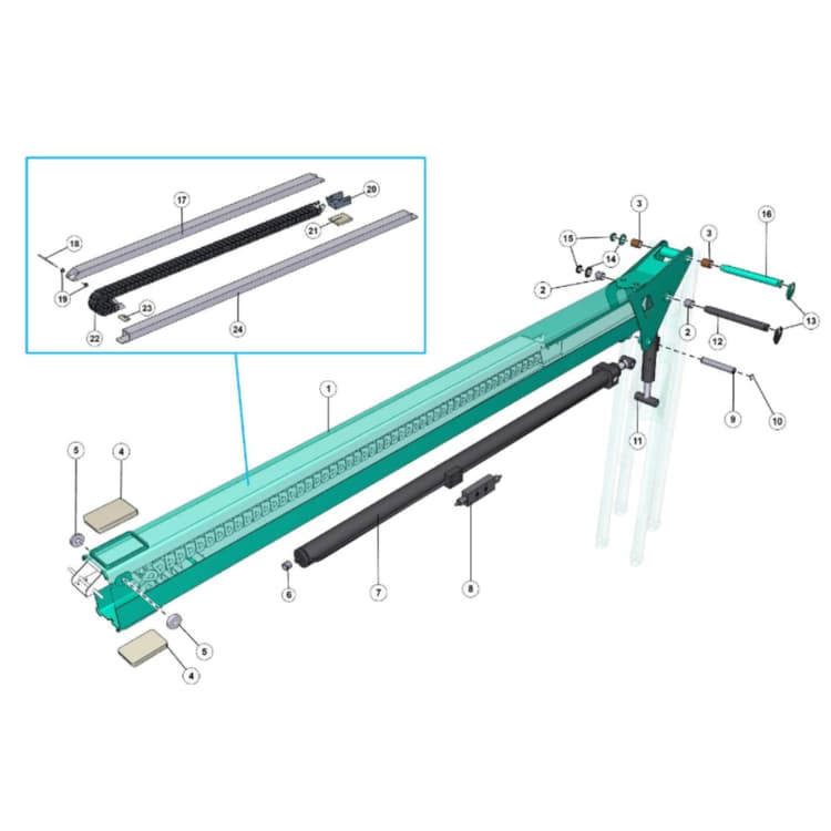 IM R15 DA Telescopic Extension