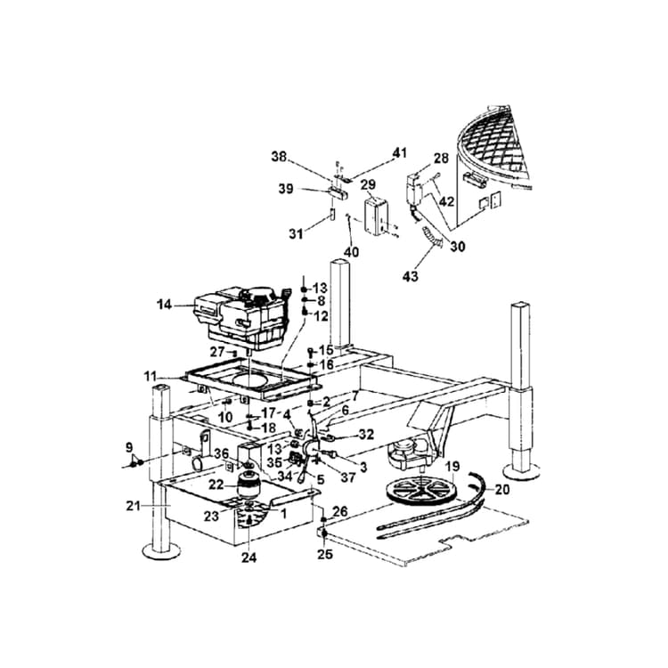 Mortarman 360 Drive Train Parts