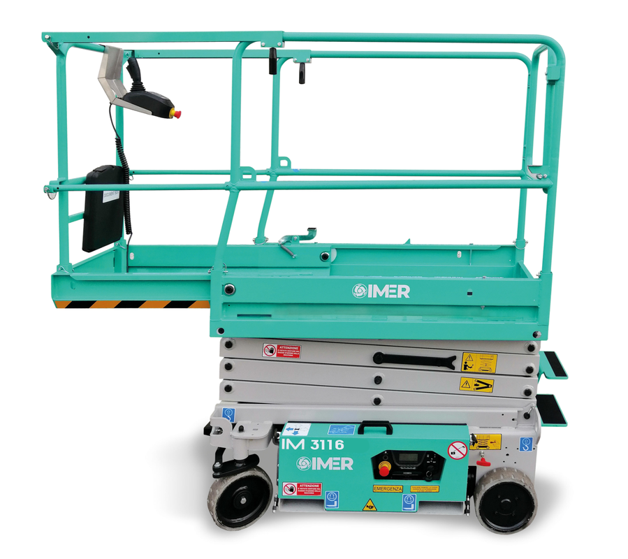 1128918 Imer USA MEWP IM 3113 19' Working Height Electric Scissor Lift
