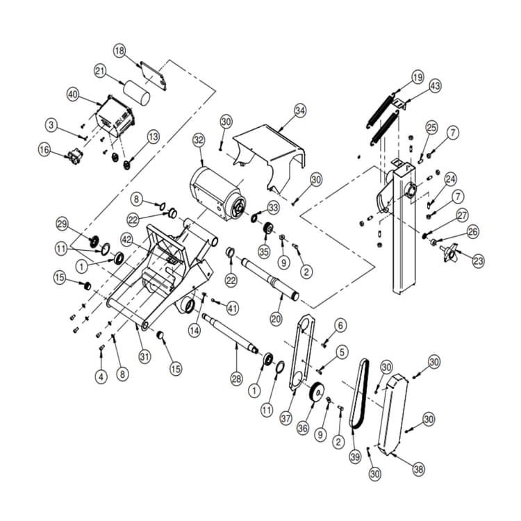 Masonry 350 Smart Cut Conveyor Table Parts