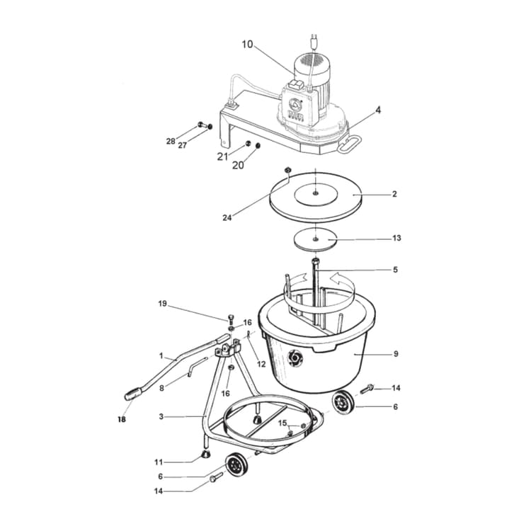 Mix-All 60 Mortar Mixer