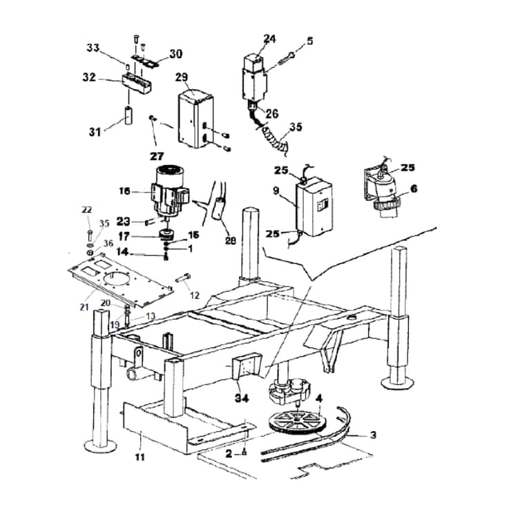 Mortarman 750 Motor Parts