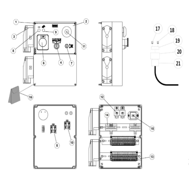 IM 3534E Scissor Ground Control Assembly
