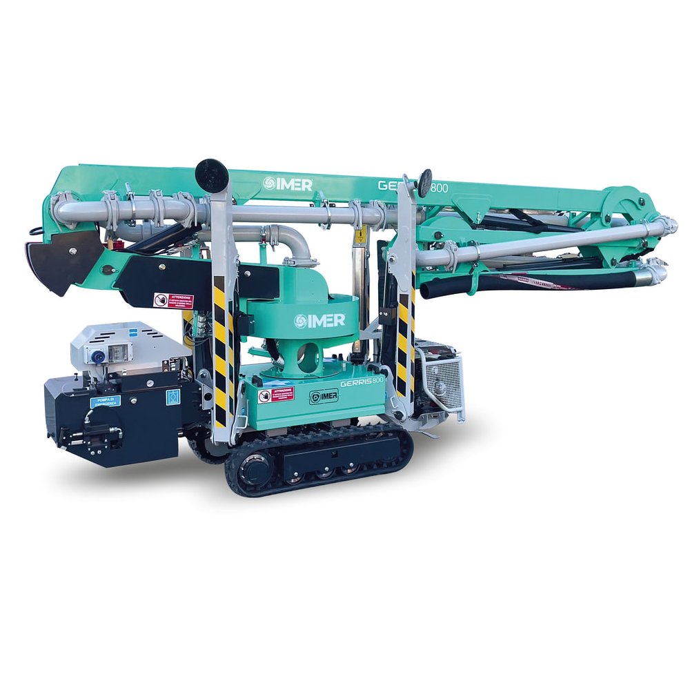 1128786 Imer USA Gerris 800 Lithium Crawler Concrete Placing Boom