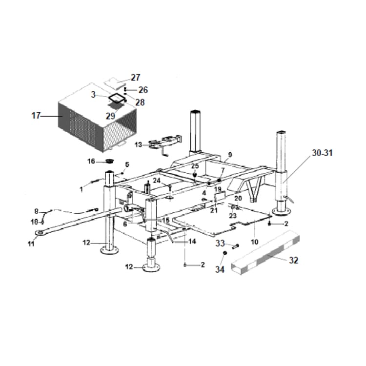 Mortarman 750 Frame Parts
