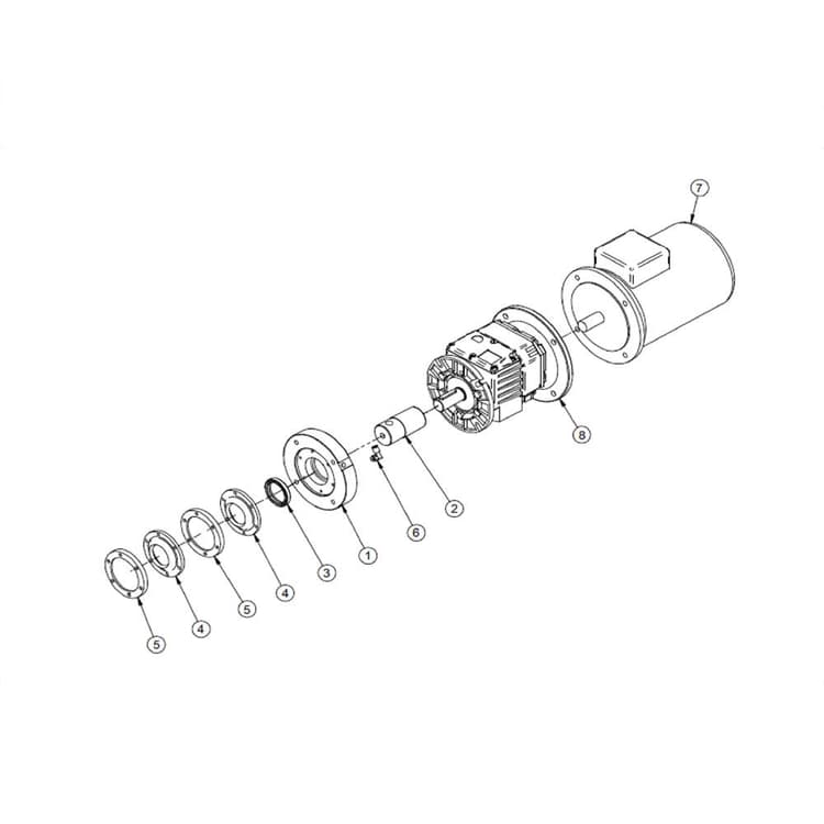 Step-Up 120 Gear Motor Parts
