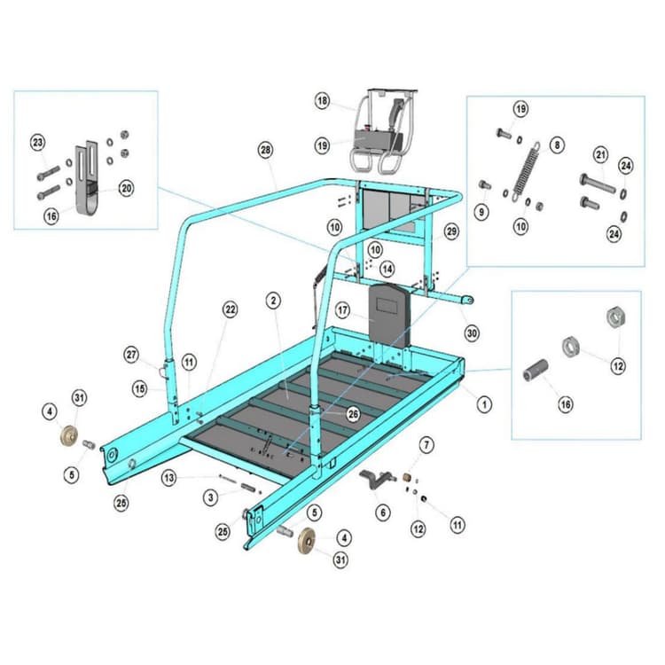 IM 4746 E Scissor Mobile Platform