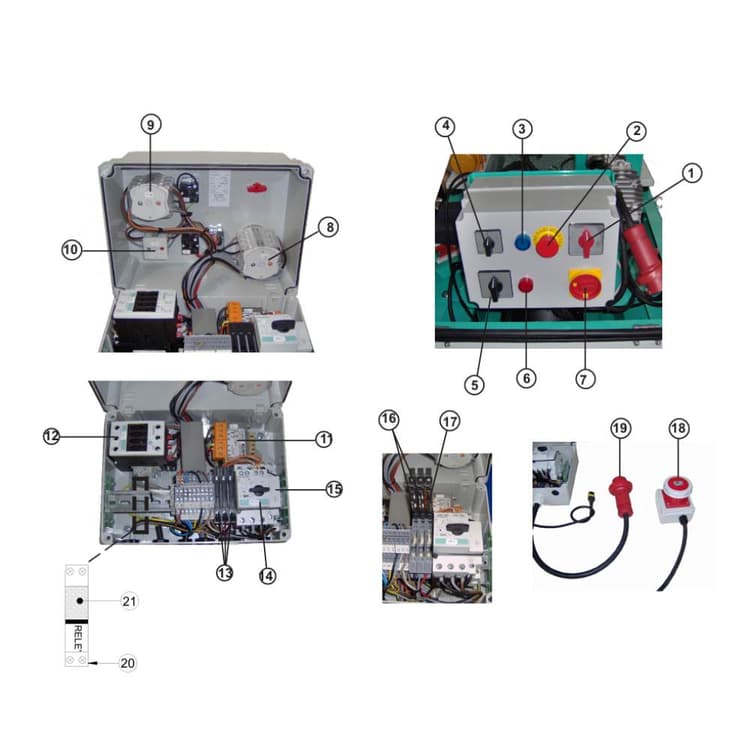 Step-Up 120 Electrical Panel Parts 3-Phase