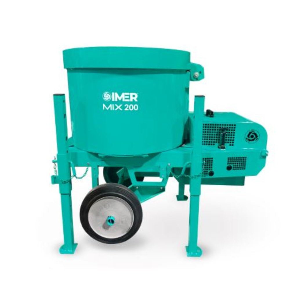 1195163 Imer USA Mix 200 FP Vertical Shaft Mixer w/iDUST Grate
