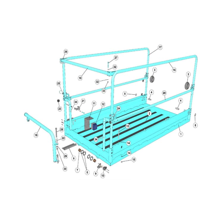 IM 4746 E Scissor Fixed Platform
