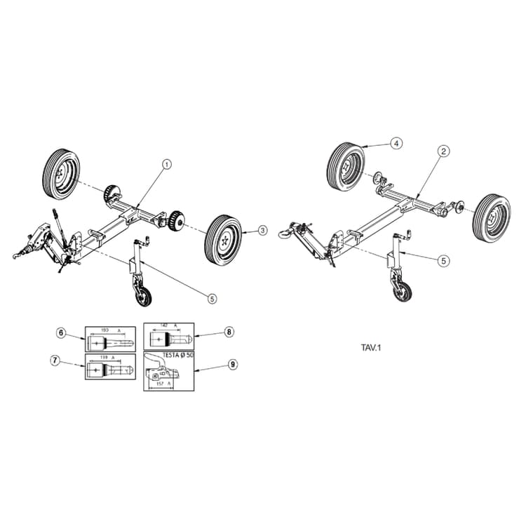 Booster 15 Axle