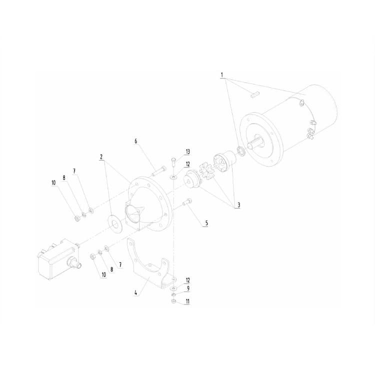 Carry 105 Electric Transporter Electric Motor