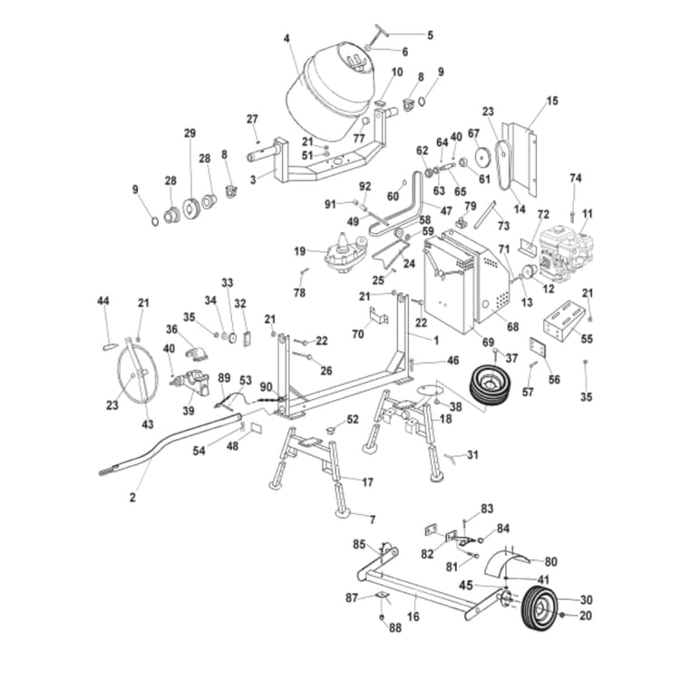 Workman 250G II Structure Parts