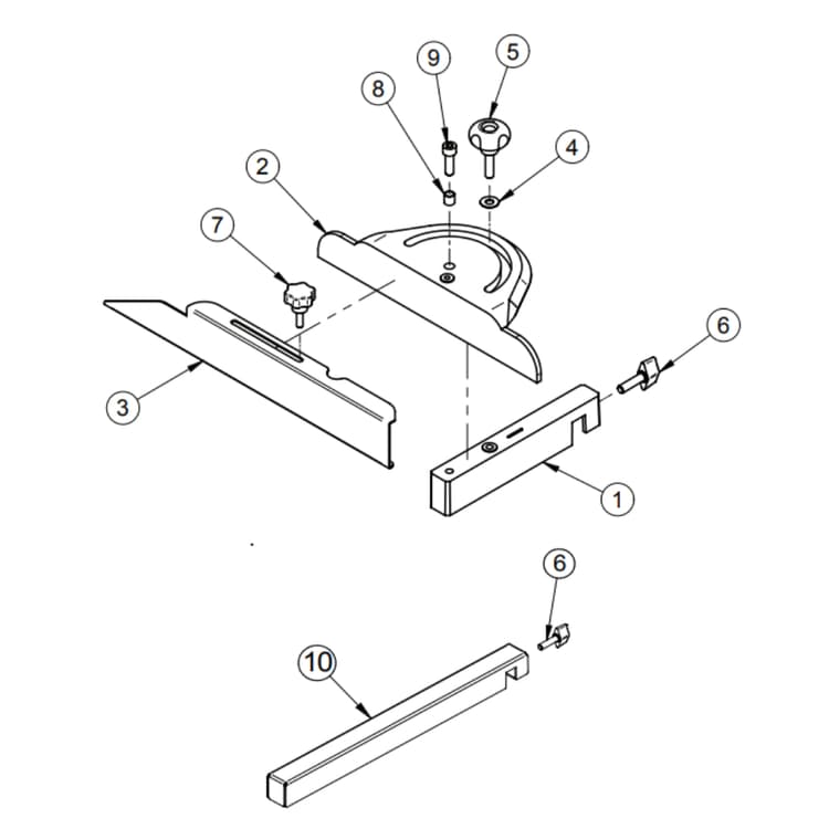 Combi 250 / 1000VA Goniometer Assembly