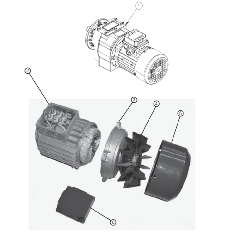 Mighty Small 50 TP Gear Motor Parts
