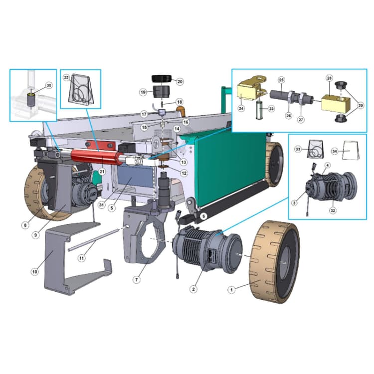IM 3219AC Front Axle
